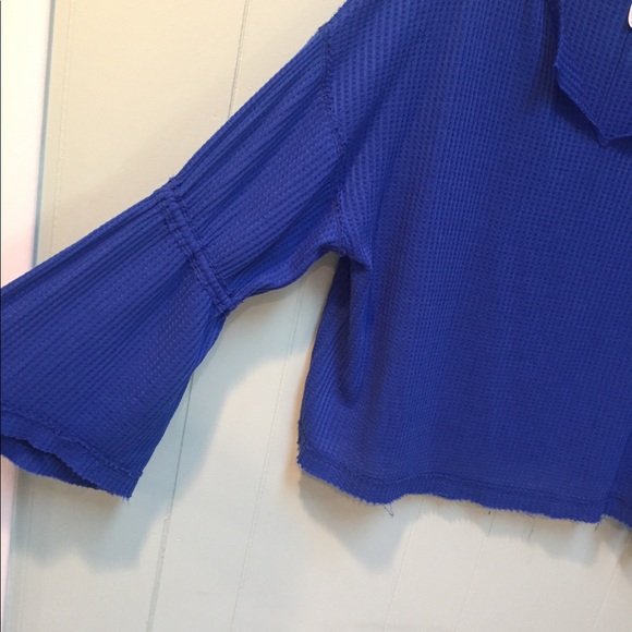 NWT Free People Cotton Dahlia Bell-Sleeve Top - Picture 3 of 6